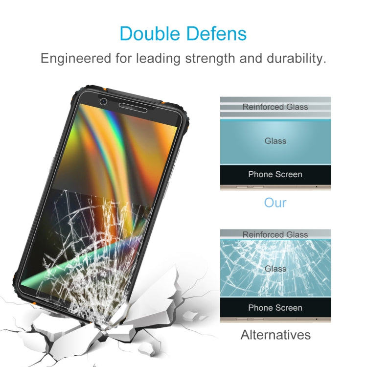 For Blackview BV5100 50 PCS 0.26mm 9H 2.5D Tempered Glass Film - Others by PMC TechLife | Online Shopping South Africa | PMC TechLife