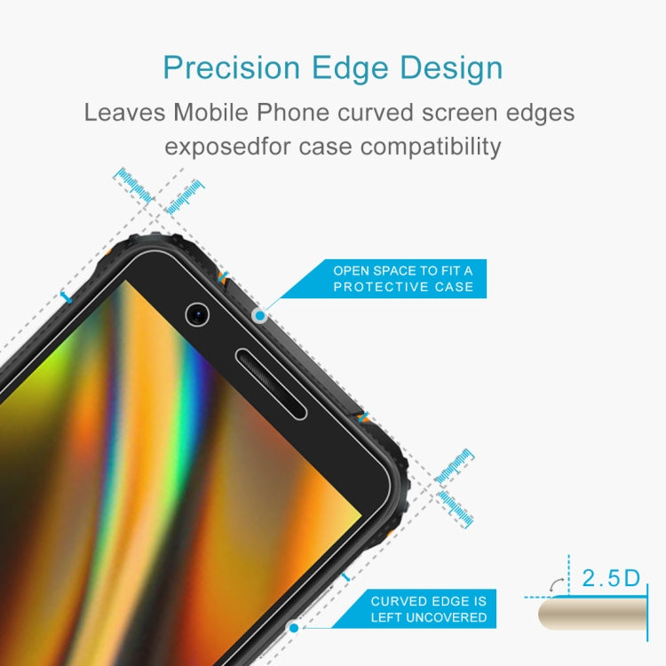 For Blackview BV5100 Pro 50 PCS 0.26mm 9H 2.5D Tempered Glass Film - Others by PMC TechLife | Online Shopping South Africa | PMC TechLife