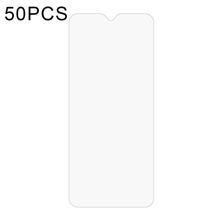 For Blackview A60 Pro 50 PCS 0.26mm 9H 2.5D Tempered Glass Film - For Blackview by PMC TechLife | Online Shopping South Africa | PMC TechLife