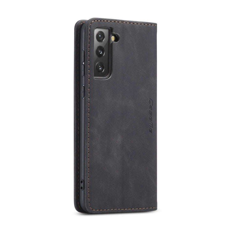 For Samsung Galaxy S21 5G CaseMe 013 Multifunctional Horizontal Flip Leather Case with Holder & Card Slot & Wallet(Black) - free shipping - PMC Jewellery - Order now!