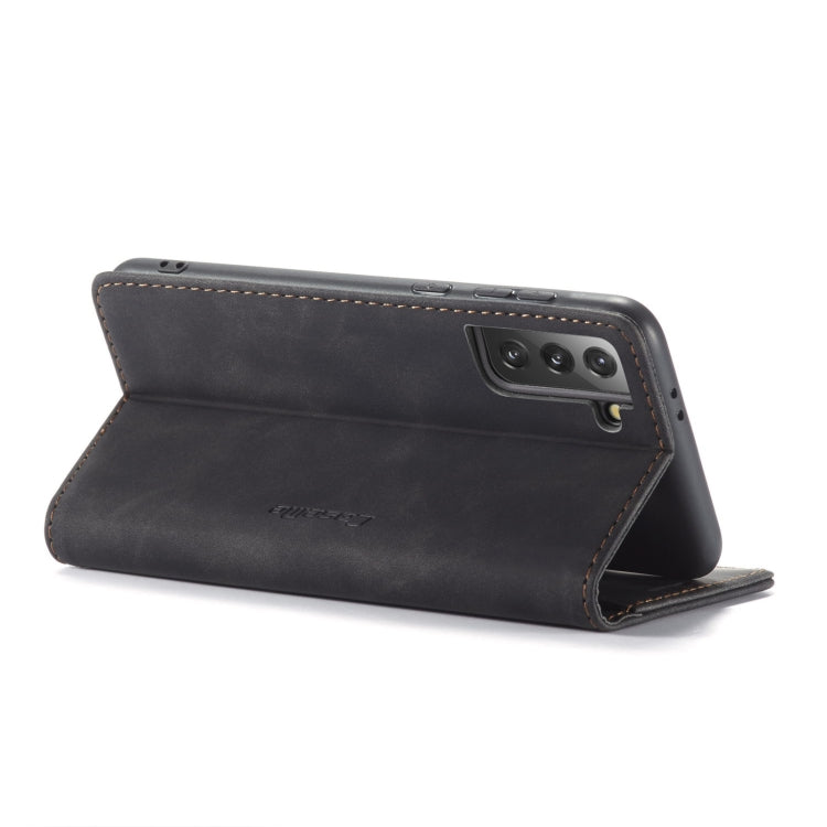 For Samsung Galaxy S21 5G CaseMe 013 Multifunctional Horizontal Flip Leather Case with Holder & Card Slot & Wallet(Black) - free shipping - PMC Jewellery - Order now!