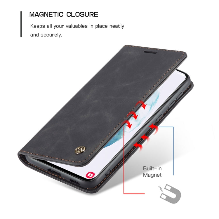 For Samsung Galaxy S21 5G CaseMe 013 Multifunctional Horizontal Flip Leather Case with Holder & Card Slot & Wallet(Black) - free shipping - PMC Jewellery - Order now!