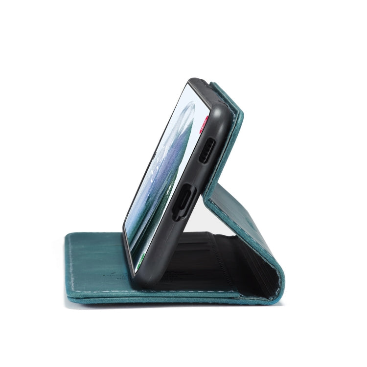 For Samsung Galaxy S21 5G CaseMe 013 Multifunctional Horizontal Flip Leather Case with Holder & Card Slot & Wallet(Blue) - free shipping - PMC TechLife - Order now!