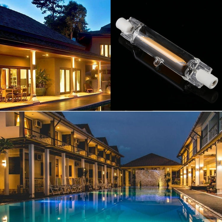 R7S 110V 5W 78mm COB LED Bulb Glass Tube Replacement Halogen Lamp Spot Light(3000K Warm Light) - LED Blubs & Tubes by PMc TechLife | Online Shopping South Africa | PMc TechLife | Buy Now Pay Later Mobicred