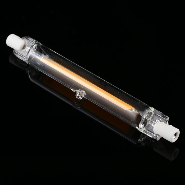 R7S 110V 7W 118mm COB LED Bulb Glass Tube Replacement Halogen Lamp Spot Light(3000K Warm Light) - LED Blubs & Tubes by PMc TechLife | Online Shopping South Africa | PMc TechLife | Buy Now Pay Later Mobicred