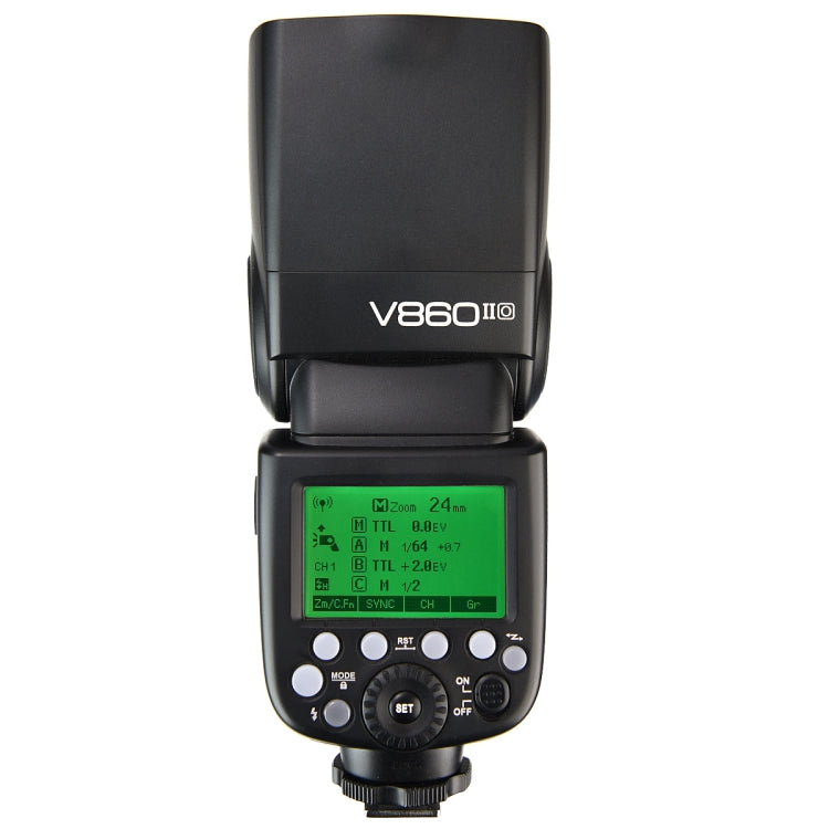 Godox V860IIO 2.4GHz Wireless 1/8000s HSS Flash Speedlite Camera Top Fill Light for Olympus DSLR Cameras(Black) - free shipping - PMC TechLife - Order now!
