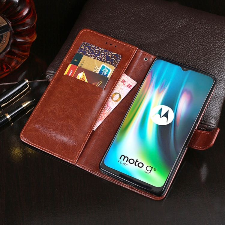 For Lenovo K12 Note idewei Crazy Horse Texture Horizontal Flip Leather Case with Holder & Card Slots & Wallet(Sky Blue) - free shipping - PMC Jewellery - Order now!