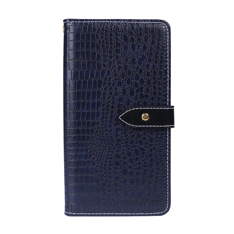For HTC Desire 21+ idewei Crocodile Texture Horizontal Flip Leather Case with Holder & Card Slots & Wallet(Dark Blue) - More Brand by idewei | Online Shopping South Africa | PMC Jewellery | Buy Now Pay Later Mobicred