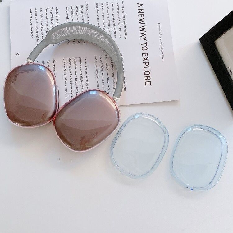 Headset Transparent Protective Case for AirPods Max(Black) - For AirPods Max by PMC TechLife | Online Shopping South Africa | PMC TechLife