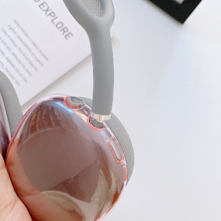 Headset Transparent Protective Case for AirPods Max(Black) - For AirPods Max by PMC TechLife | Online Shopping South Africa | PMC TechLife