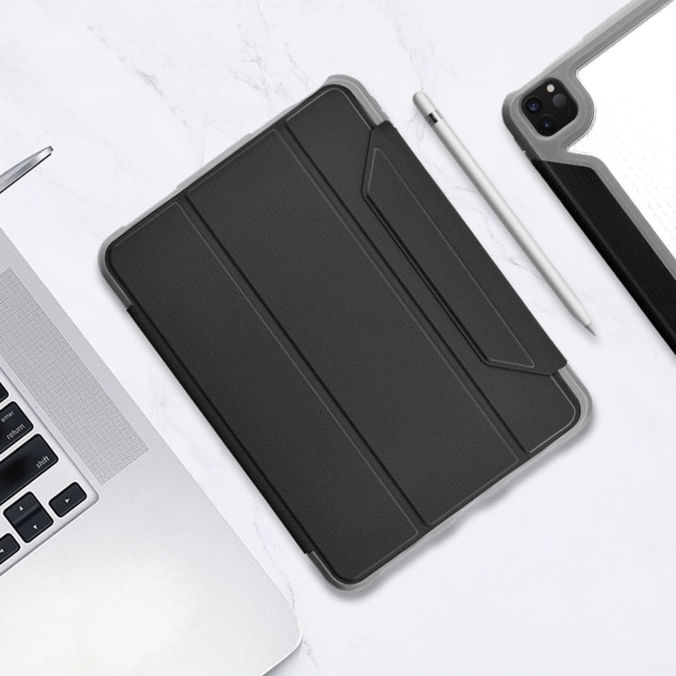 Mutural Yagao Series PC Horizontal Flip Leather Case with Holder & Pen Slot For iPad Air 2022 / 2020 10.9(Black) - free shipping - PMC TechLife - Order now!