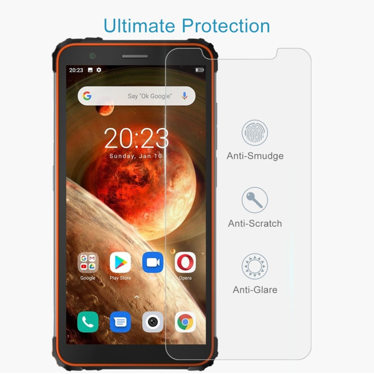 For Blackview BV6600 10 PCS 0.26mm 9H Surface Hardness 2.5D Explosion-proof Tempered Glass Non-full Screen Film - Others by PMC TechLife | Online Shopping South Africa | PMC TechLife