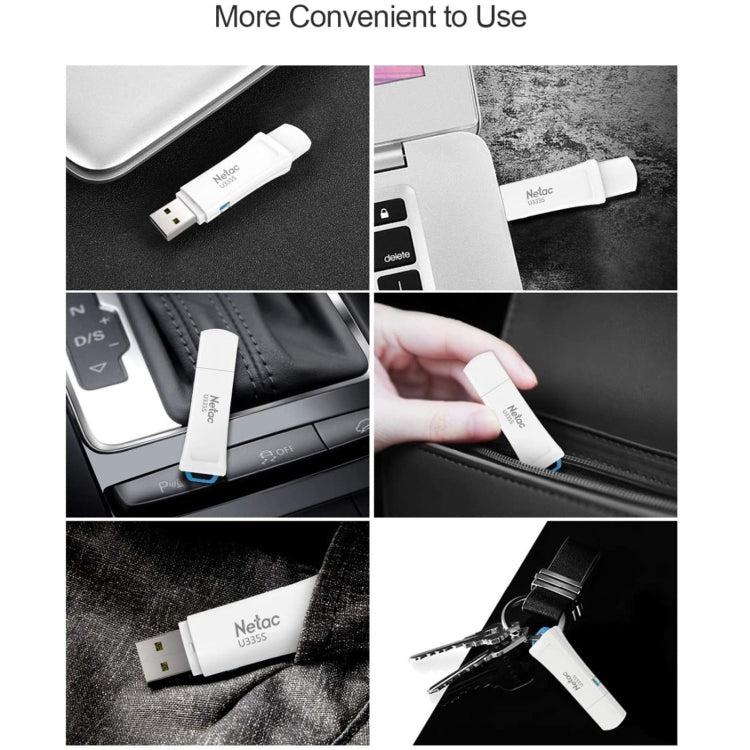 Netac U335S USB 3.0 High Speed Antivirus Write Protection USB Flash Drives U Disk, Capacity:128GB - free shipping - PMC Jewellery - Order now!