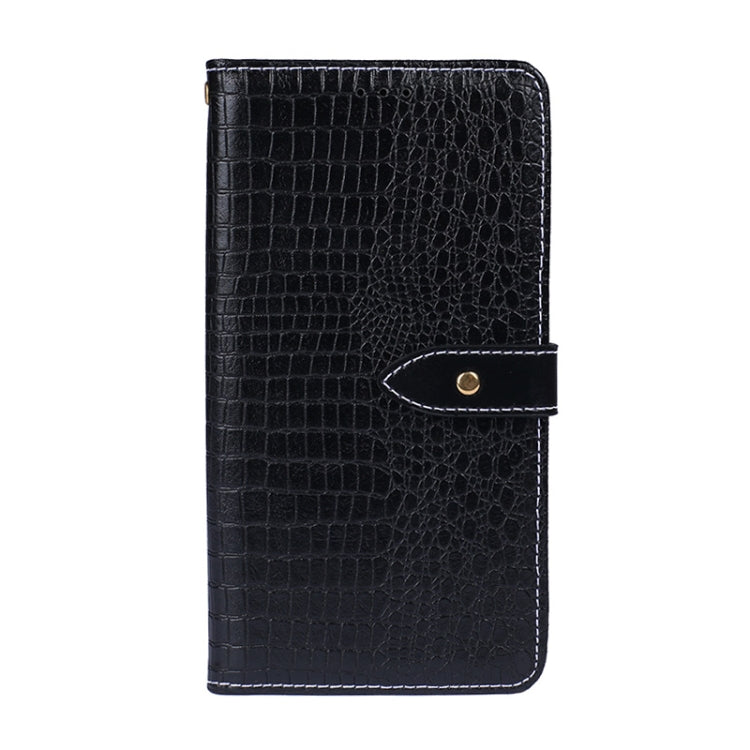 For TCL 10 5G idewei Crocodile Texture Horizontal Flip Leather Case with Holder & Card Slots & Wallet(Black) - free shipping - PMC Jewellery - Order now!