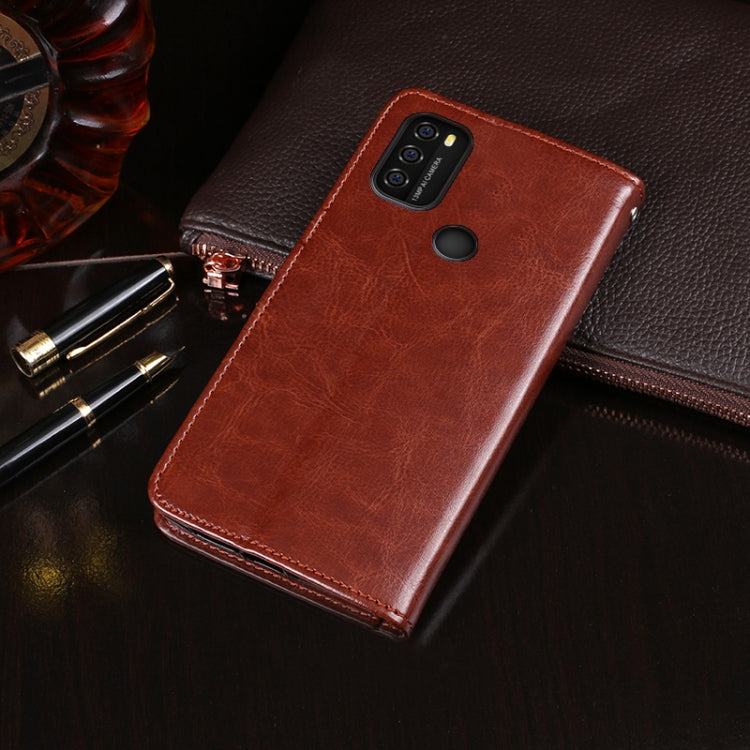 For Blackview A70 idewei Crazy Horse Texture Horizontal Flip Leather Case with Holder & Card Slots & Wallet(Sky Blue) - More Brand by idewei | Online Shopping South Africa | PMC TechLife | Buy Now Pay Later Mobicred