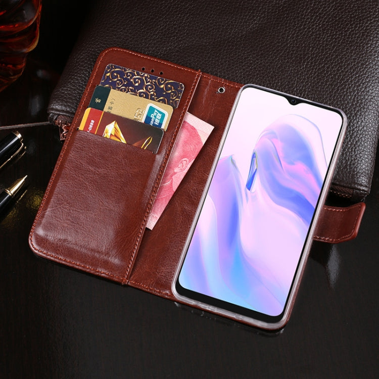 For Blackview A70 idewei Crazy Horse Texture Horizontal Flip Leather Case with Holder & Card Slots & Wallet(Red) - More Brand by idewei | Online Shopping South Africa | PMC TechLife | Buy Now Pay Later Mobicred