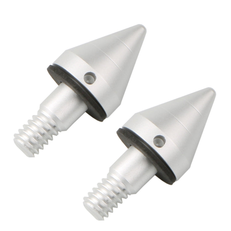 2 PCS Car Rear Anti-collision Tail Cone for Mercedes Benz Smart 2009-2014, Style:Pointed(Silver) - Decorative Strip by PMC Jewellery | Online Shopping South Africa | PMC Jewellery | Buy Now Pay Later Mobicred