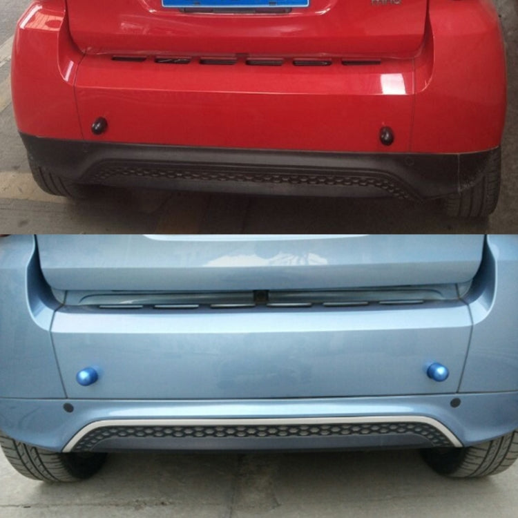 2 PCS Car Rear Anti-collision Tail Cone for Mercedes Benz Smart 2009-2014, Style:Round(Red) - Decorative Strip by PMC Jewellery | Online Shopping South Africa | PMC Jewellery | Buy Now Pay Later Mobicred