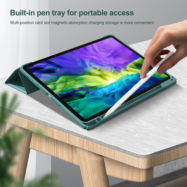 For iPad Pro 11 2022 / 2021 / 2020 Mutural Pinyue Series PC + TPU Horizontal Flip Leather Tablet Case with Holder & Pen Slot & Sleep / Wake-up Function (Purple) - free shipping - PMC TechLife - Order now!