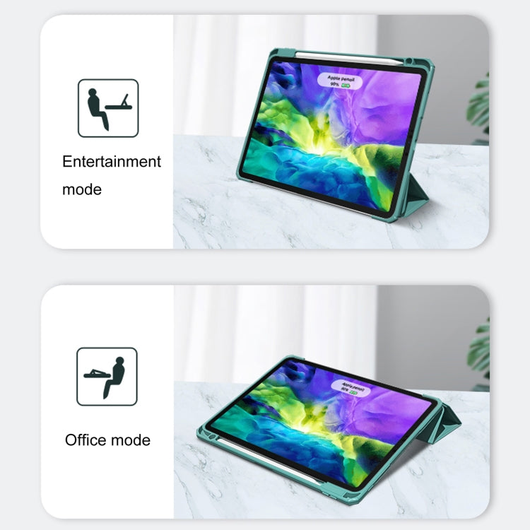 For iPad Pro 11 2022 / 2021 / 2020 Mutural Pinyue Series PC + TPU Horizontal Flip Leather Tablet Case with Holder & Pen Slot & Sleep / Wake-up Function(Black) - free shipping - PMC TechLife - Order now!