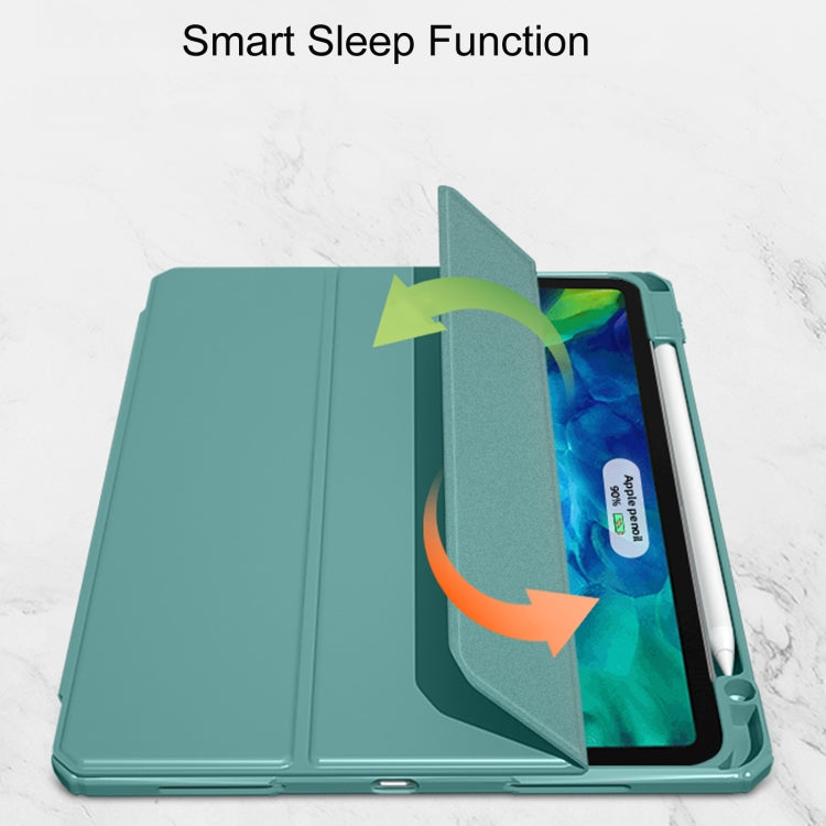 For iPad Pro 11 2022 / 2021 / 2020 Mutural Pinyue Series PC + TPU Horizontal Flip Leather Tablet Case with Holder & Pen Slot & Sleep / Wake-up Function(Sky Blue) - free shipping - PMC TechLife - Order now!