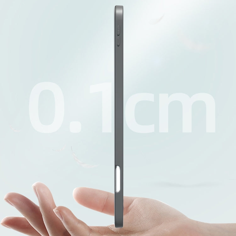 For iPad Pro 12.9 2022 / 2021 / 2020 Mutural YASHI Series TPU + PU Cloth Pattern Texture Horizontal Flip Leather Tablet Case with Three-folding Holder & Pen Slot & Wake-up / Sleep Function(Green) - free shipping - PMC TechLife - Order now!