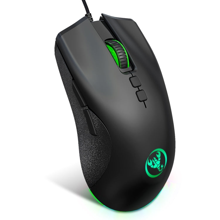 HXSJ A883 7 Keys 6400DPI RGB Light Mechanical Gaming Wired Mouse - Wired Mice by HXSJ | Online Shopping South Africa | PMC TechLife | Buy Now Pay Later Mobicred