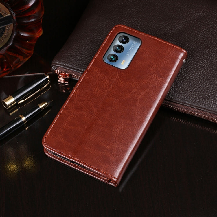 For Meizu 18 idewei Crazy Horse Texture Horizontal Flip Leather Case with Holder & Card Slots & Wallet(Rose Red) - More Brand by idewei | Online Shopping South Africa | PMC Jewellery | Buy Now Pay Later Mobicred