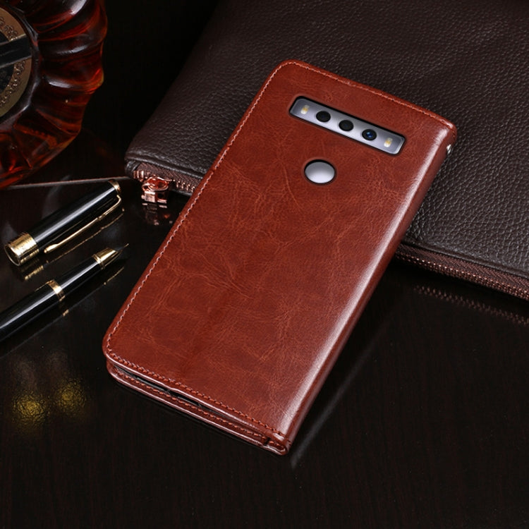 For TCL 10 SE idewei Crazy Horse Texture Horizontal Flip Leather Case with Holder & Card Slots & Wallet(White) - free shipping - PMC Jewellery - Order now!