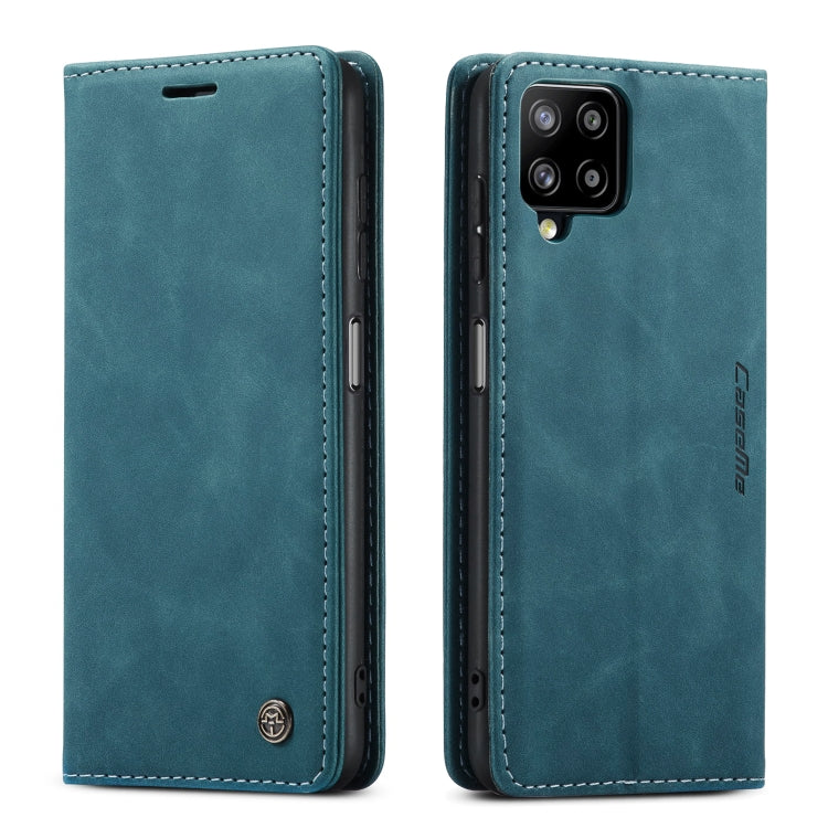 For Samsung Galaxy A12 CaseMe 013 Multifunctional Horizontal Flip Leather Case with Holder & Card Slot & Wallet(Blue) - free shipping - PMC TechLife - Order now!