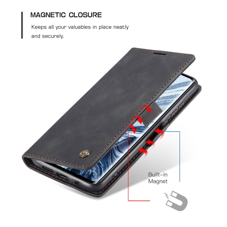 For Xiaomi CC9 Pro CaseMe 013 Multifunctional Horizontal Flip Leather Case with Holder & Card Slot & Wallet(Black) - free shipping - PMC Jewellery - Order now!