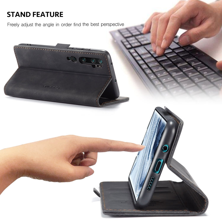 For Xiaomi CC9 Pro CaseMe 013 Multifunctional Horizontal Flip Leather Case with Holder & Card Slot & Wallet(Black) - free shipping - PMC Jewellery - Order now!