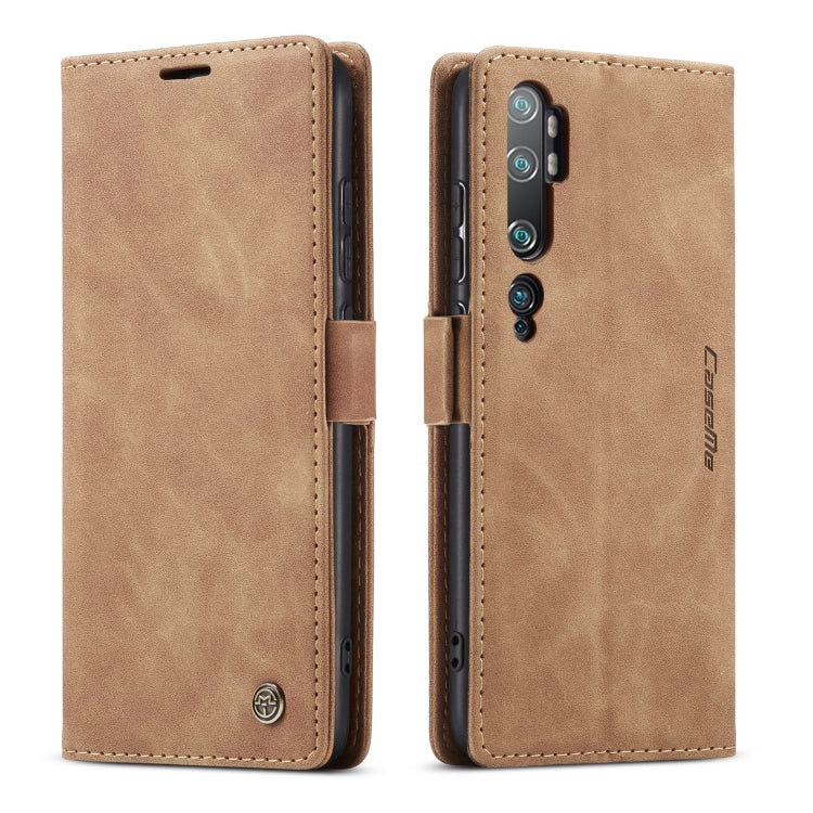 For Xiaomi CC9 Pro CaseMe 013 Multifunctional Horizontal Flip Leather Case with Holder & Card Slot & Wallet(Brown) - free shipping - PMC Jewellery - Order now!