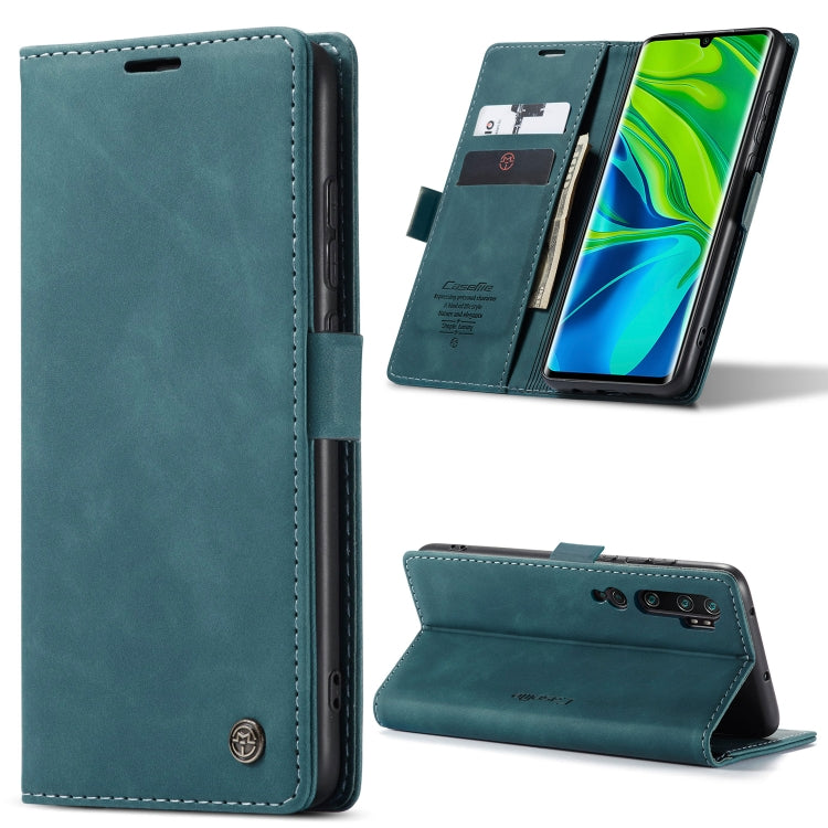 For Xiaomi CC9 Pro CaseMe 013 Multifunctional Horizontal Flip Leather Case with Holder & Card Slot & Wallet(Blue) - free shipping - PMC Jewellery - Order now!