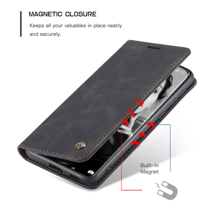 For Xiaomi Mi 11 CaseMe 013 Multifunctional Horizontal Flip Leather Case with Holder & Card Slot & Wallet(Black) - free shipping - PMC Jewellery - Order now!