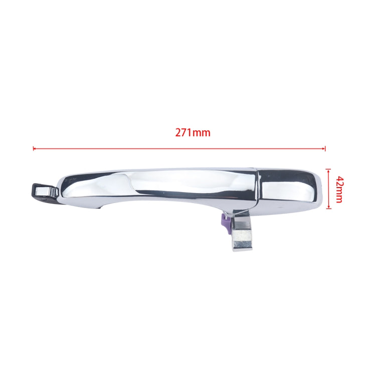 2 PCS A5859 Car Rear Outside Door Handle 5065800/1AH for Chrysler 300 2005-2010 - Door Handles by PMC TechLife | Online Shopping South Africa | PMC TechLife | Buy Now Pay Later Mobicred