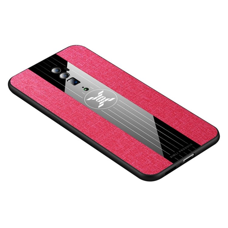 For OPPO Reno 10x Zoom XINLI Stitching Cloth Textue Shockproof TPU Protective Case(Red) - OPPO Cases by XINLI | Online Shopping South Africa | PMC TechLife | Buy Now Pay Later Mobicred