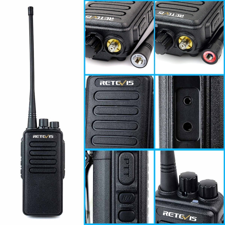 RETEVIS RT1 10W UHF 400-520MHz 16CH Handheld Walkie Talkie, US Plug - free shipping - PMC Jewellery - Order now!
