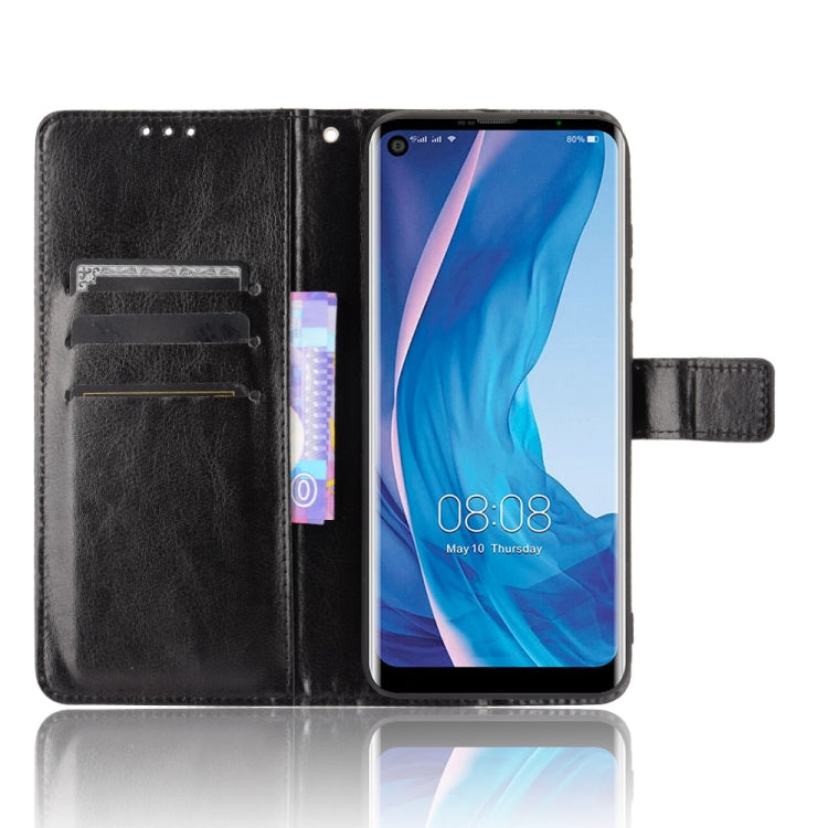 For Ulefone Note 11P Retro Crazy Horse Texture Horizontal Flip Leather Case with Holder & Card Slots & Photo Frame(Black) - Ulefone Cases by PMC Jewellery | Online Shopping South Africa | PMC Jewellery | Buy Now Pay Later Mobicred