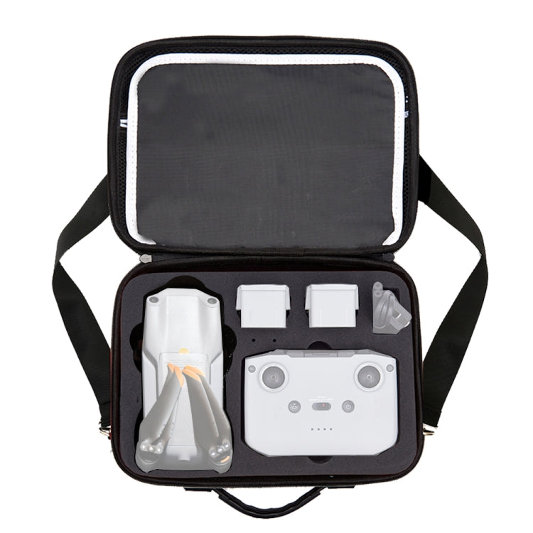 Portable Single Shoulder Storage Travel Carrying Cover Case Box with Baffle Separator for DJI Air 2S(Black + Black Liner) - Carry Cases & Bags by PMC TechLife | Online Shopping South Africa | PMC TechLife | Buy Now Pay Later Mobicred