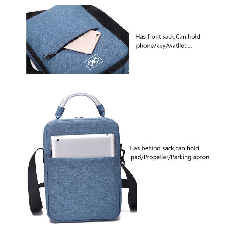 Shockproof Waterproof Single Shoulder Storage Travel Carrying Cover Case Box for DJI Air 2S(Blue+Black Liner) - Carry Cases & Bags by PMC TechLife | Online Shopping South Africa | PMC TechLife | Buy Now Pay Later Mobicred