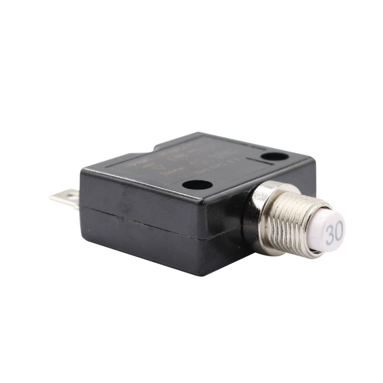 L2 Series 50V Car Overload Protector Manual Reset DC Circuit Breaker with Waterproof Cover, Current:30A - Fuse by PMC TechLife | Online Shopping South Africa | PMC TechLife | Buy Now Pay Later Mobicred