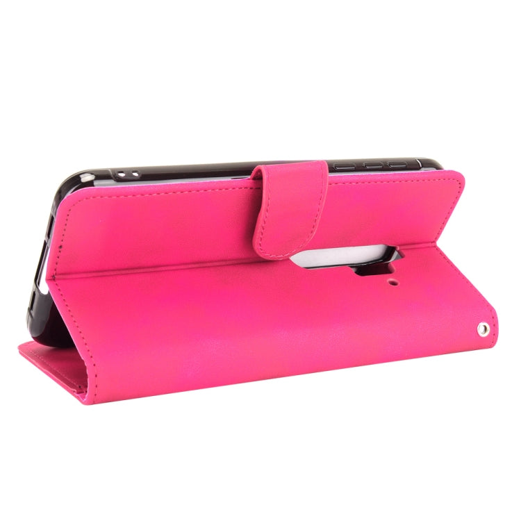 For Blackview BV6300 Pro Solid Color Skin Feel Magnetic Buckle Horizontal Flip Calf Texture PU Leather Case with Holder & Card Slots & Wallet(Rose Red) - More Brand by PMC TechLife | Online Shopping South Africa | PMC TechLife | Buy Now Pay Later Mobicred