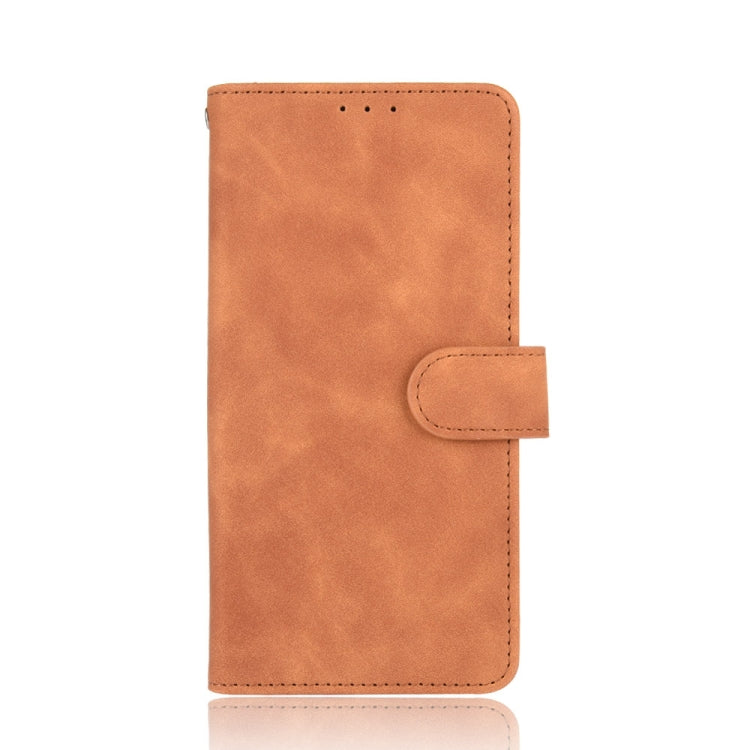 For Blackview BV6300 Pro Solid Color Skin Feel Magnetic Buckle Horizontal Flip Calf Texture PU Leather Case with Holder & Card Slots & Wallet(Brown) - More Brand by PMC TechLife | Online Shopping South Africa | PMC TechLife | Buy Now Pay Later Mobicred