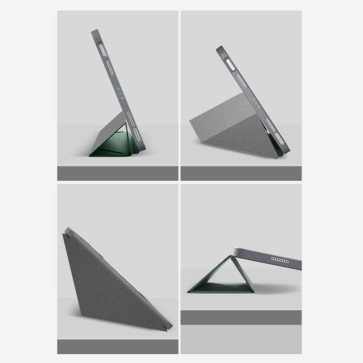 For iPad Pro 12.9 2022 / 2021 / 2020 Mutural Multi-fold Smart Leather Tablet Case(Blue) - free shipping - PMC TechLife - Order now!