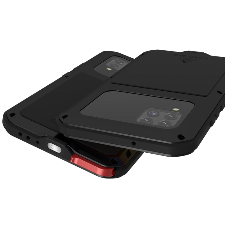 For Samsung Galaxy A42 LOVE MEI Metal Shockproof Waterproof Dustproof Protective Case with Glass(White) - free shipping - PMC TechLife - Order now!