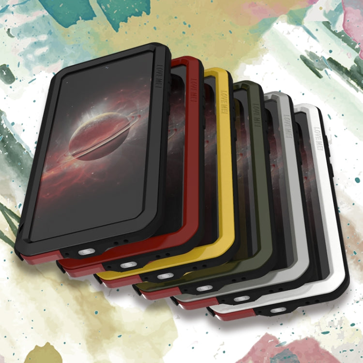 For Samsung Galaxy A72 5G / 4G LOVE MEI Metal Shockproof Waterproof Dustproof Protective Case with Glass(Army Green) - free shipping - PMC TechLife - Order now!