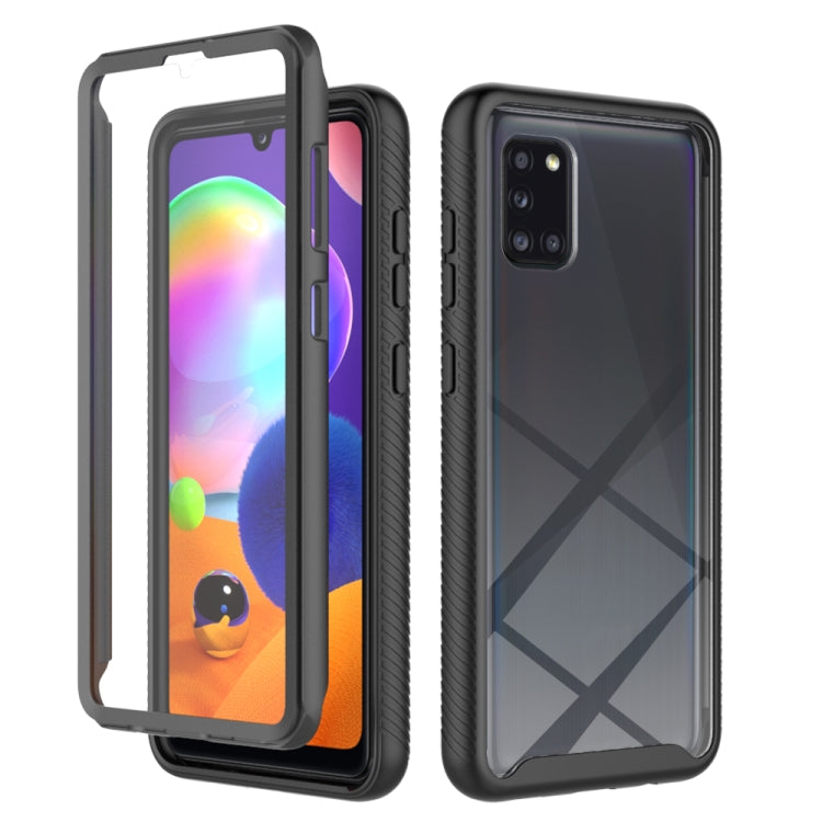 For Samsung Galaxy A31 Starry Sky Full Body Hybrid Shockproof Phone Case(Black) - Galaxy Phone Cases by PMC TechLife | Online Shopping South Africa | PMC TechLife