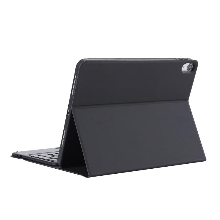 YT102B-A Detachable Candy Color Skin Feel Texture Round Keycap Bluetooth Keyboard Leather Case with Touch Control For iPad 10.2 2020 & 2019 / Air 2019 / Pro 10.5 inch(Black) - Universal by PMC TechLife | Online Shopping South Africa | PMC TechLife