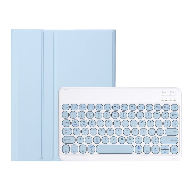 YT11B Detachable Candy Color Skin Feel Texture Round Keycap Bluetooth Keyboard Leather Case For iPad Pro 11 inch 2020 & 2018(White Ice) - For iPad Pro by PMC TechLife | Online Shopping South Africa | PMC TechLife